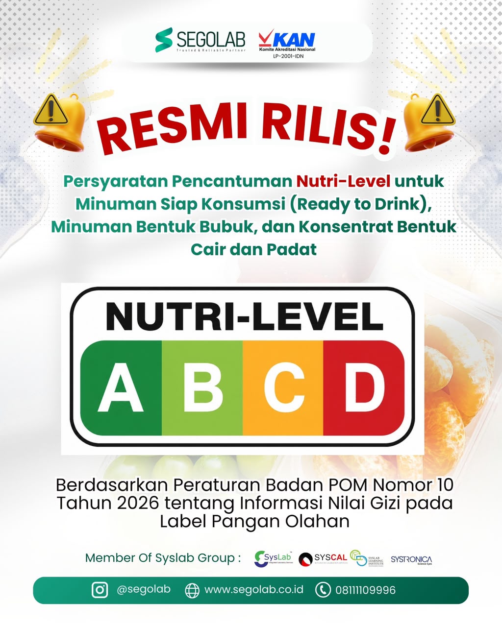 BPOM Resmi Terapkan Label Nutri-Level pada Minuman: Apa yang Perlu Diketahui?